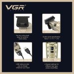 ماشین اصلاح موی صورت و بدن وی جی آر VGR مدل V-901 - تصویر 3