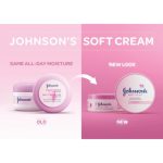 کرم مرطوب کننده صورت و بدن جانسون Johnsons Soft Cream new حجم 200 میلی لیتر - تصویر 2