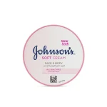 کرم مرطوب کننده صورت و بدن جانسون Johnsons Soft Cream new حجم 200 میلی لیتر