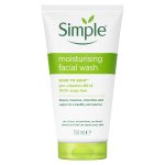ژل شستشوی صورت سیمپل مدل Moisturizing حجم 150 میلی لیتر